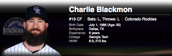 Charlie Blackmon