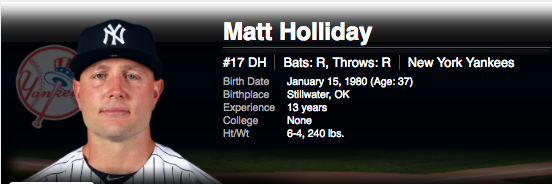 Matt Holliday